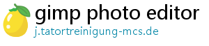 gimp photo editor